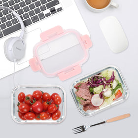 GULFLIN stackable meal prep containers keep cabinets organized and clutter-free.
