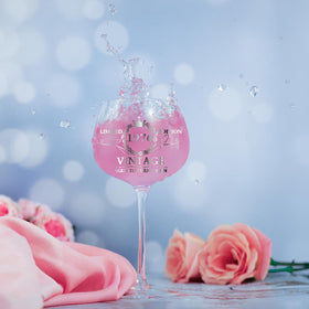 Gumry 50th birthday wine glass perfect for toasts and celebrations.
