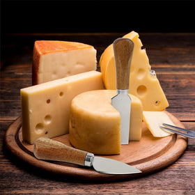 Guojanfon cheese slice knife cleanly slices semi-hard to crumbly cheeses