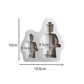 Guratapa building bricks robots mold showing chocolate bricks toppers for cakes with easy release