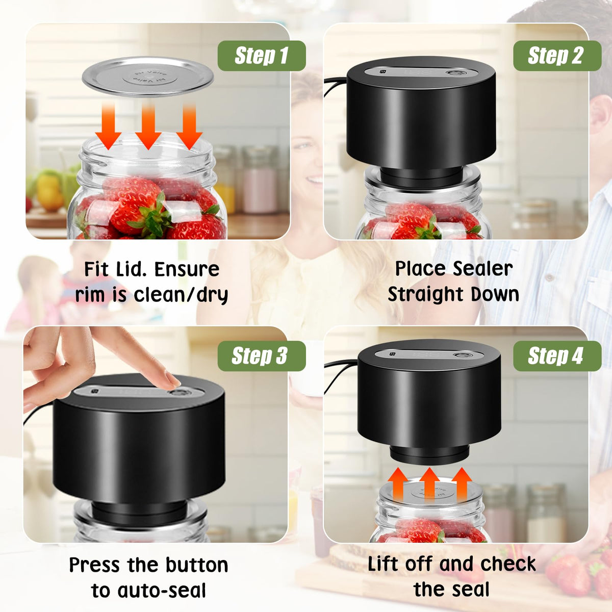GURITHE cordless sealer ideal for travel, RV trips, and camping