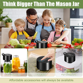GURITHE vacuum sealer with high-capacity battery up to 680 uses per charge