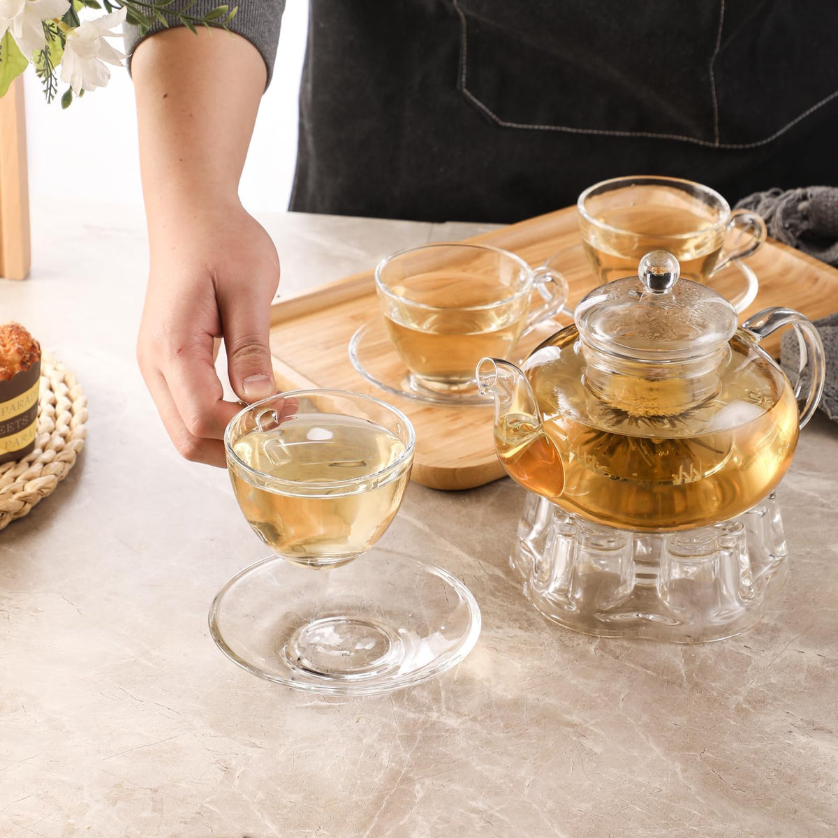 GURUDAR cappuccino teacup 7oz ideal for crema and foam