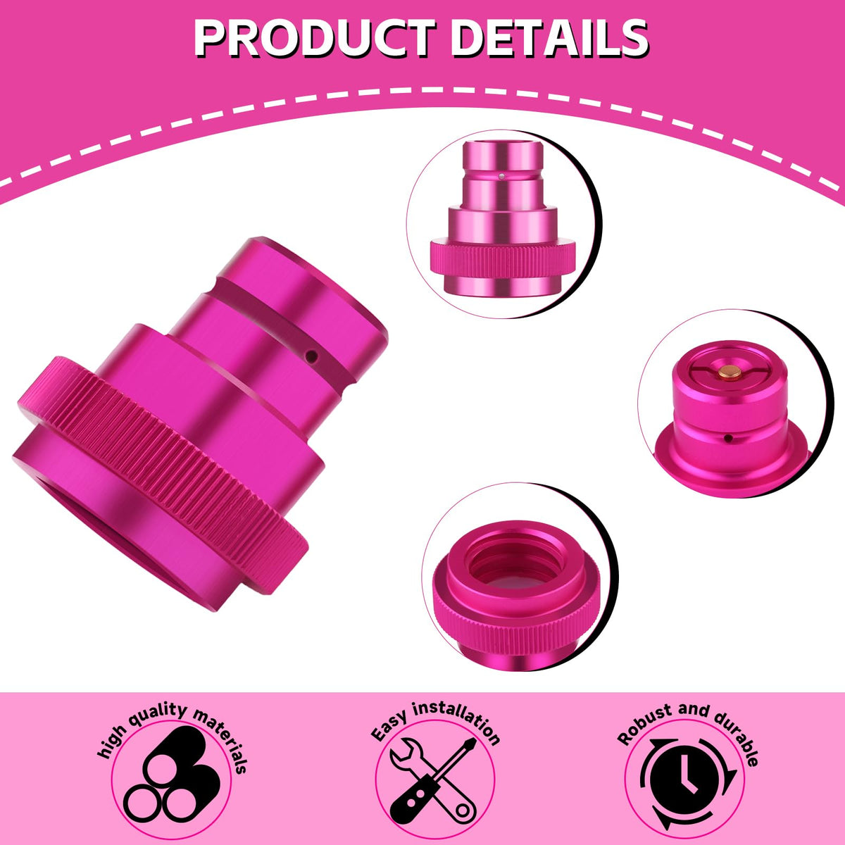 GURUDAR connector supports safe, reseal-friendly carbonation for home beverages.