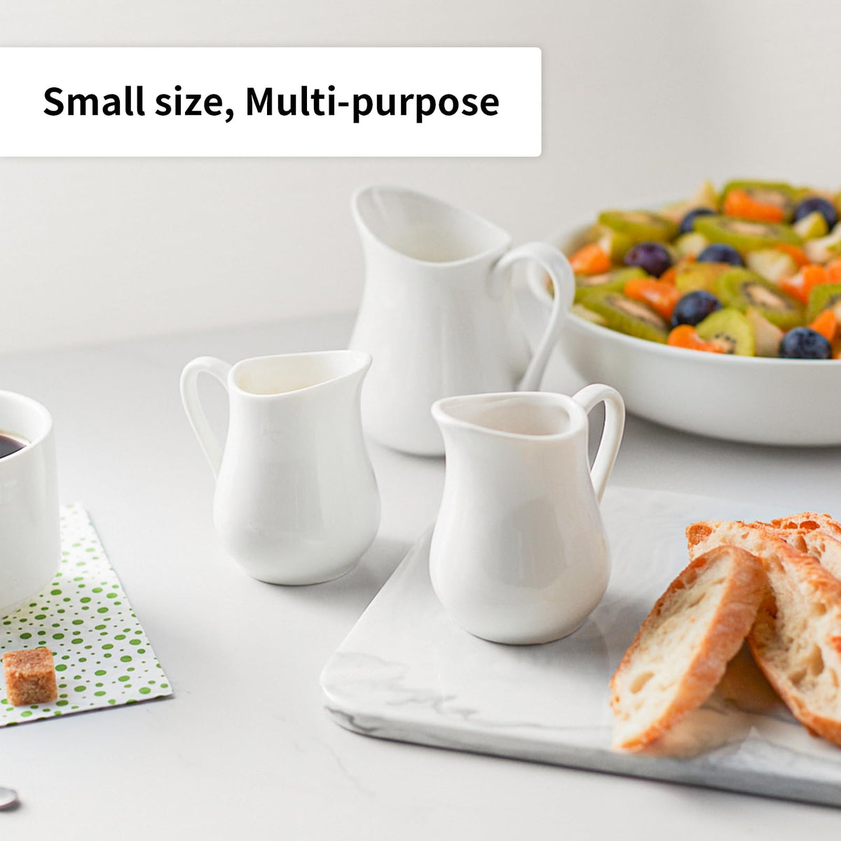 Gurygo compact, stackable design saves cabinet space and stays tidy.