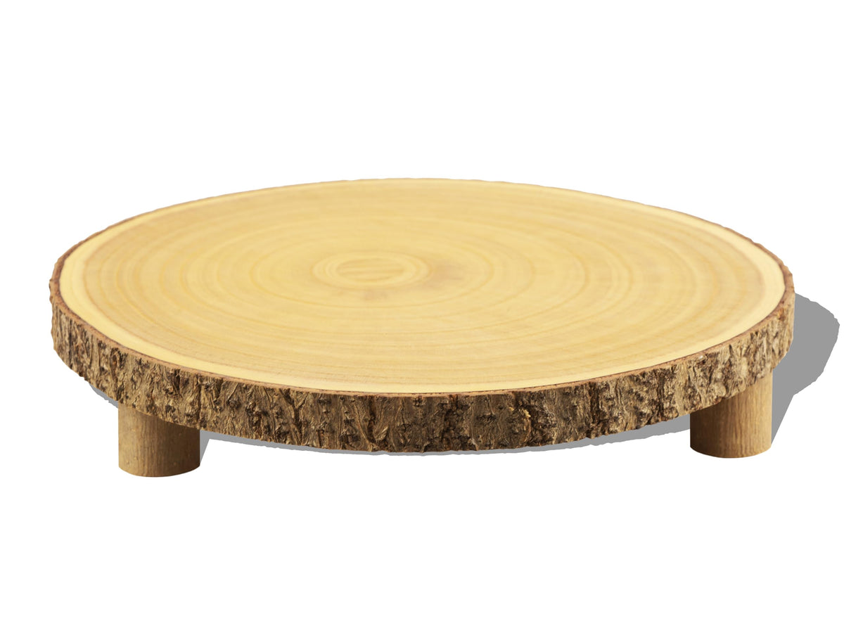 Gusnilo bark-edge detail adds organic charm while protecting surfaces.