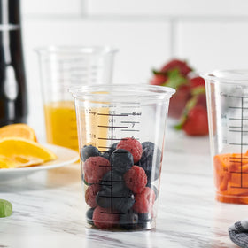 GUSTO disposable 10 oz cups for quick cleanup after cooking or baking.