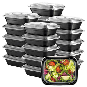 GUSTO 12oz container with lid for easy meal prep and secure storage.