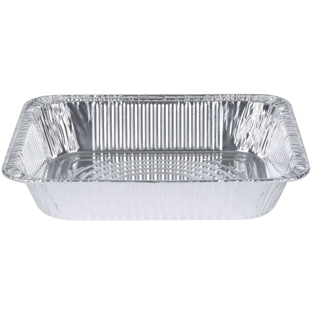 GUSTO 30-count aluminum pans for catering, sturdy and leak-resistant during transport.