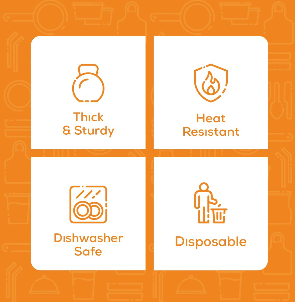 GUSTO clear dome lid keeps contents visible during transport.