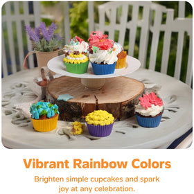 GUSTO colorful liners displayed in assorted colors for party planning.