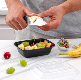 GUSTO dishwasher-safe container simplifies cleanup after meals.