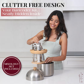 Gusto Nostro jigger 1oz-2oz ensures precise measurements for balanced drinks.