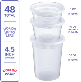 GUSTO To Go 16 oz container with lid ideal for leftovers and lunches