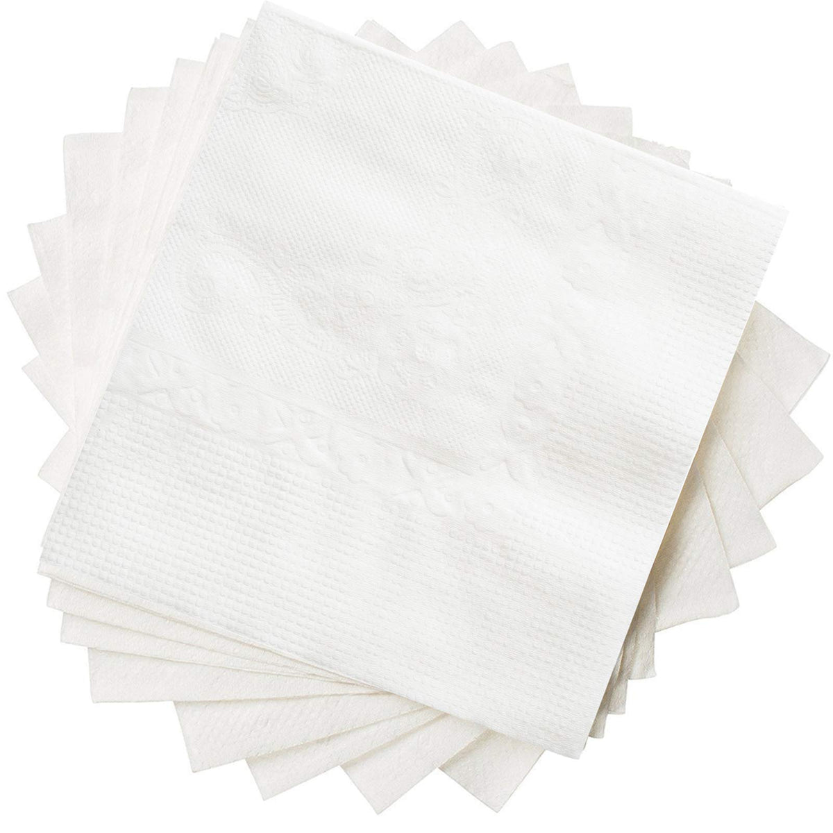 GUSTO white beverage napkins bulk 1000 for busy bars and events.