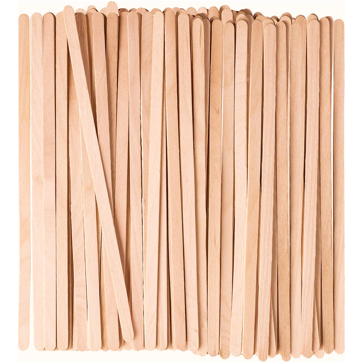 GUSTO wooden stirrers 7.5 inch in a tidy pack for daily coffee.