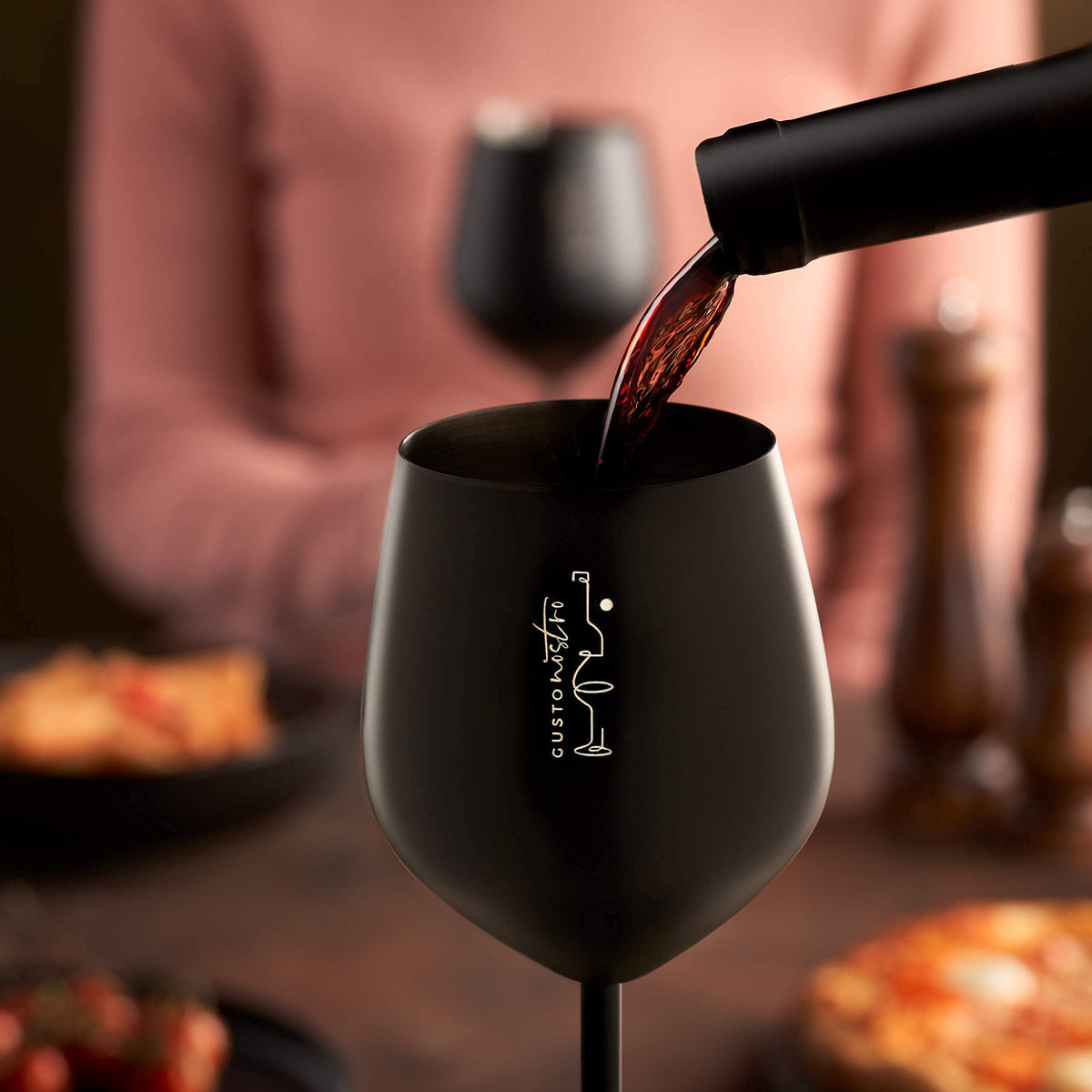 Gusto Nostro 18oz bowl enhances aroma and surface area for richer sips.