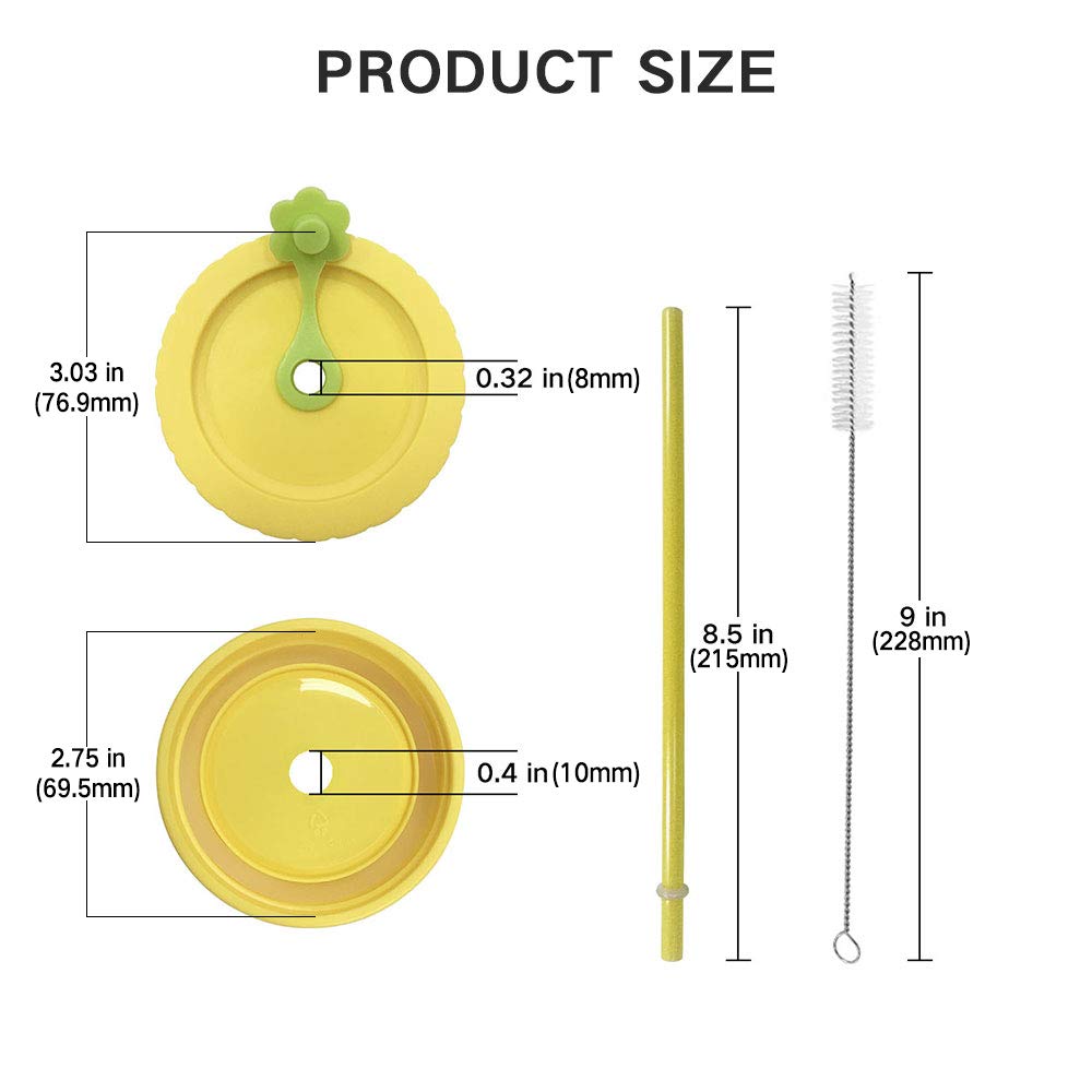Gute colorful regular-mouth lids set adds vibrant storage and decor to jars