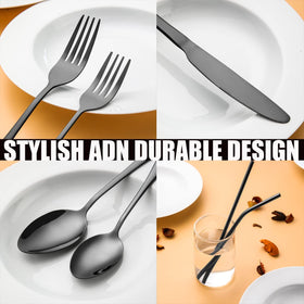 Gutuwellea flatware includes straight and bent straws for beverages.
