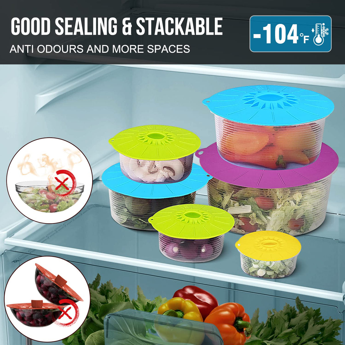 Guvvie lids in dishwasher-friendly design for easy cleaning.