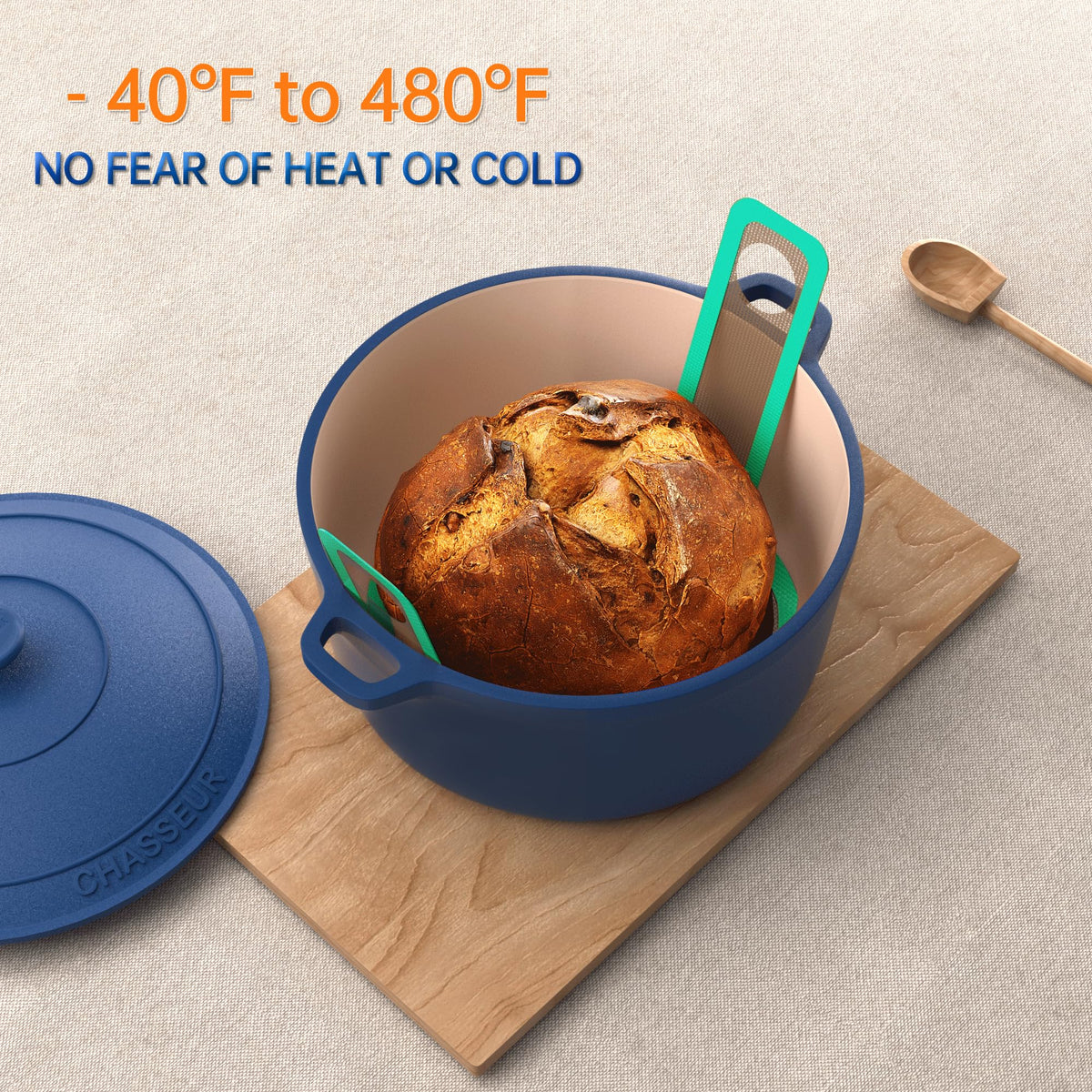 GUY.DRE.MAT heat resistant up to 480°F for versatile bread baking