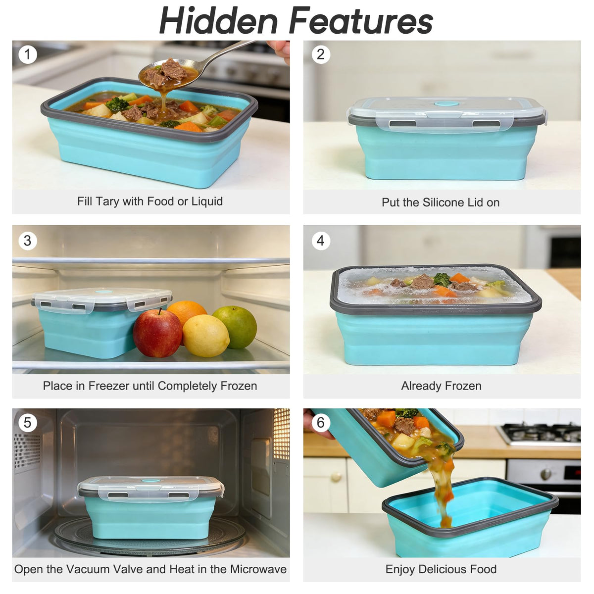 Guyuyii silicone food-grade containers highlight safe everyday use