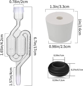 GUZE-US airlock grommets ensure a tight seal during fermentation.
