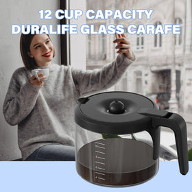 GVANIAMY 12-cup carafe, compatibility note visible, ideal replacement for Keurig 5000/5500 daily.