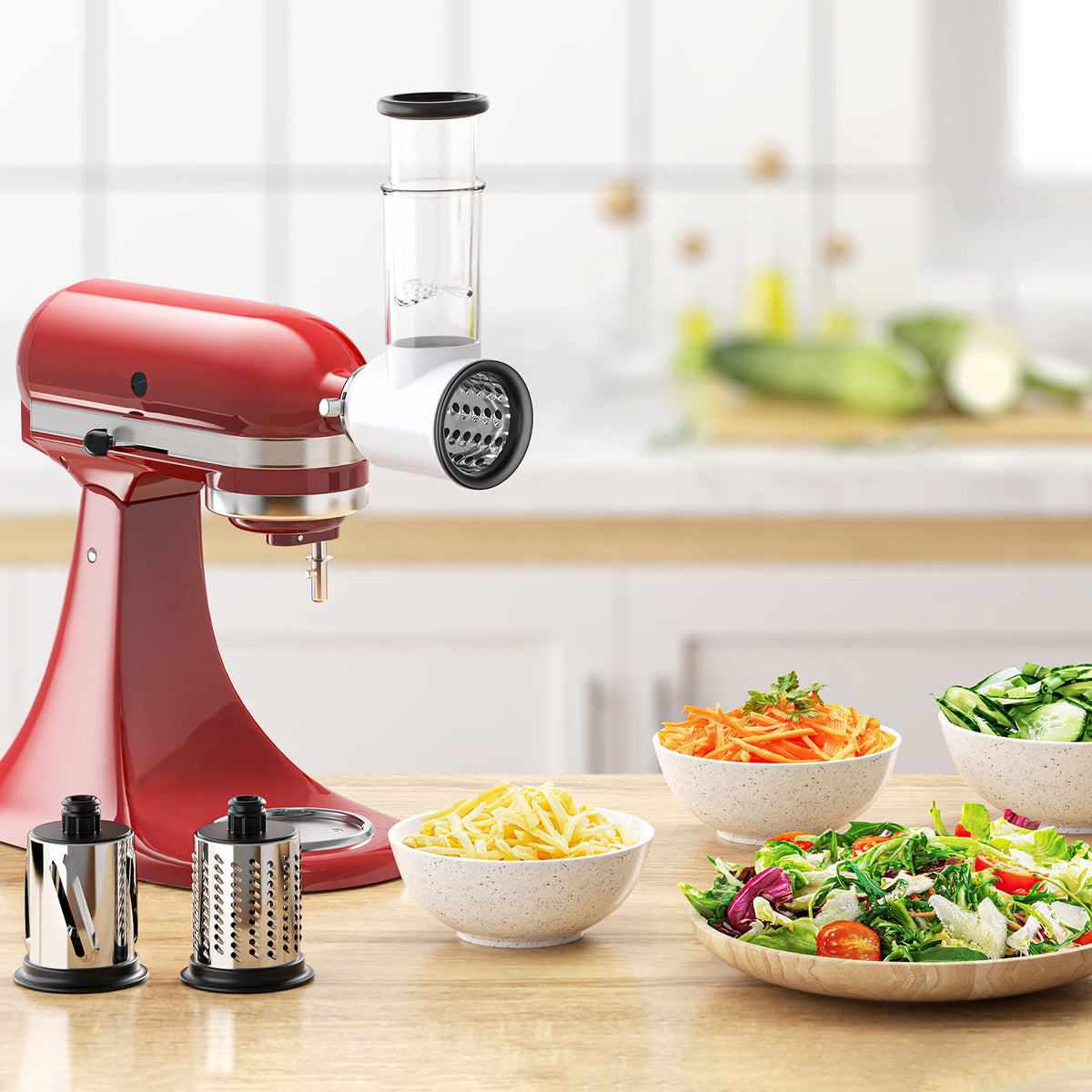 GVODE cheese nuts and fruit shredder for versatile toppings.