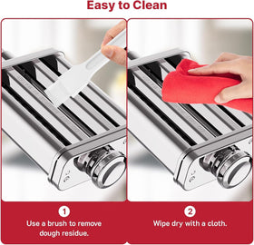 GVODE compact home pasta maker fits small kitchen counters
