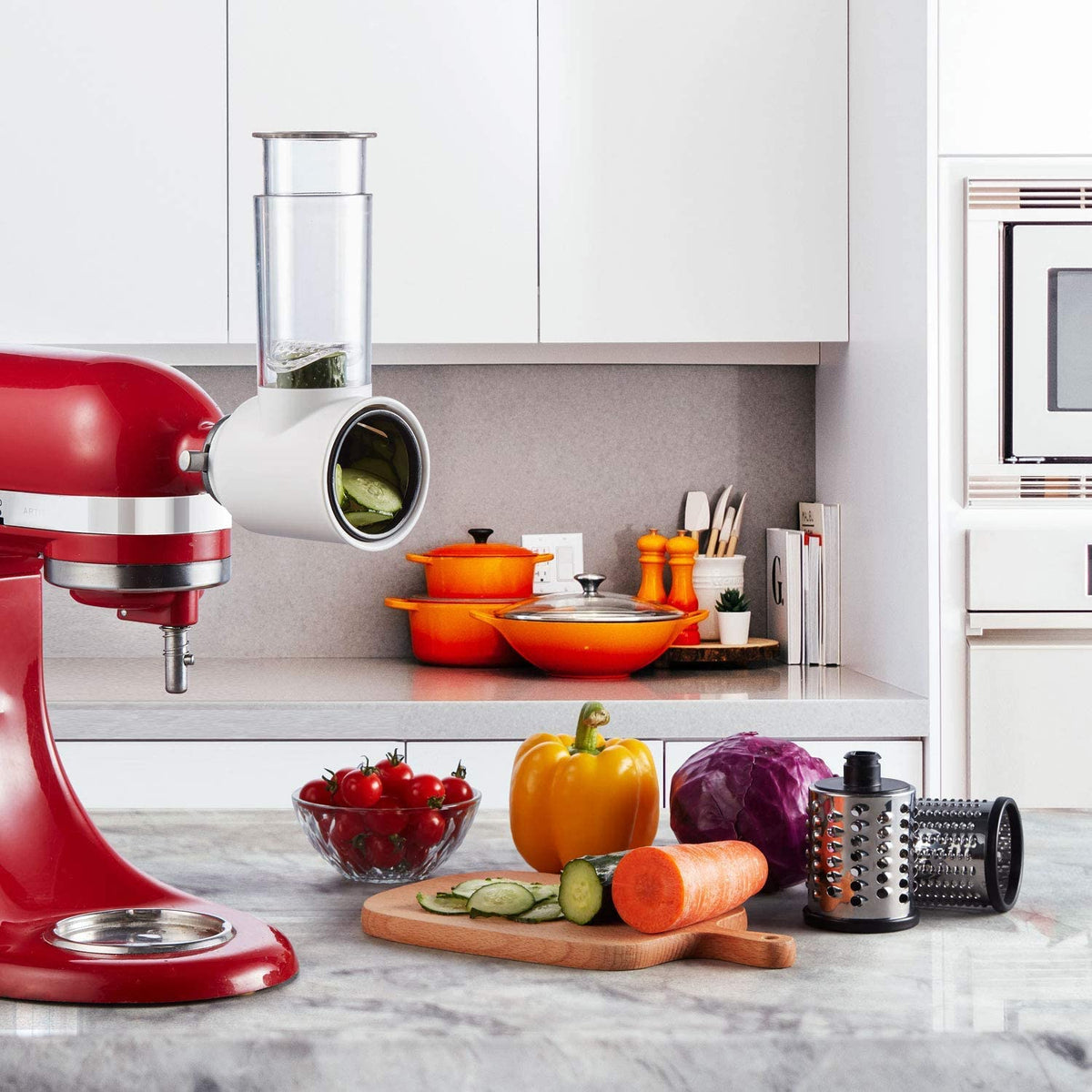 GVODE compact storage design saves kitchen space.
