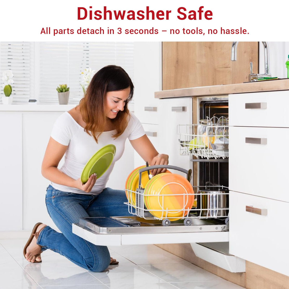 Sturdy, food-grade stainless steel GVODE attachment designed for durable kitchen use.