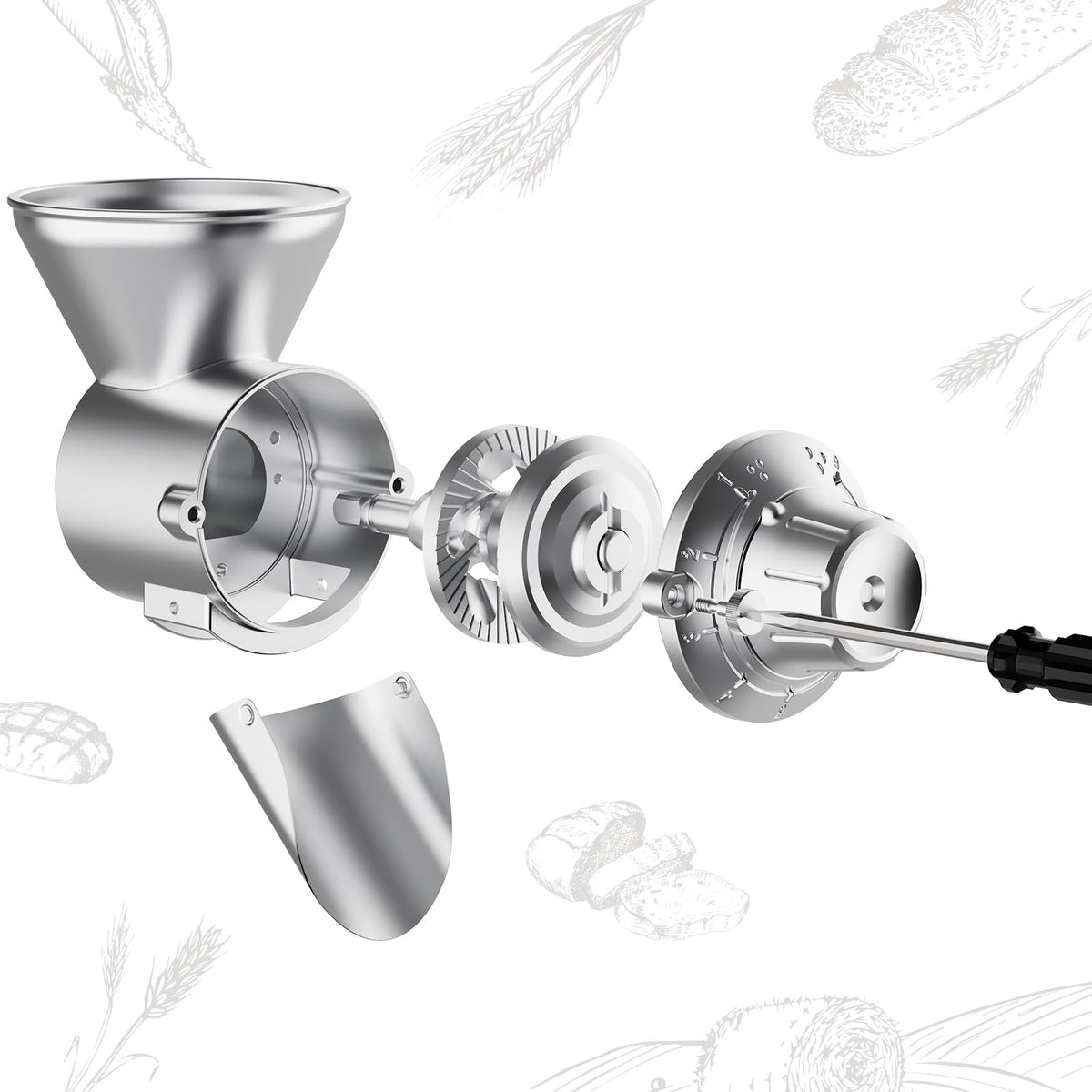 Fits all KitchenAid stand mixers via power hub