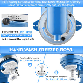 GVODE attachment being cleaned under running water to illustrate dishwasher-safe components.