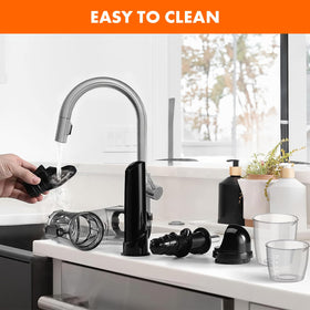 GVODE kitchen aid dual-feed chute 2 inch handles larger produce.