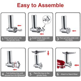 GVODE food tray and aluminum design support easy, hygienic prep.