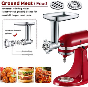 GVODE attachment shown with large stainless steel tray ready for busy kitchen meal prep