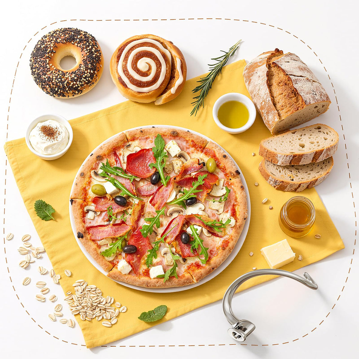 GVODE dough hook includes a one-year service guarantee.