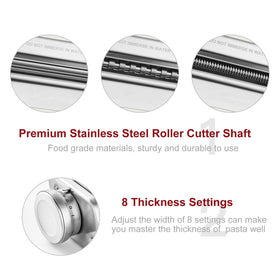 GVODE KitchenAid fettuccine cutter produces uniform ribbons for saucy meals.