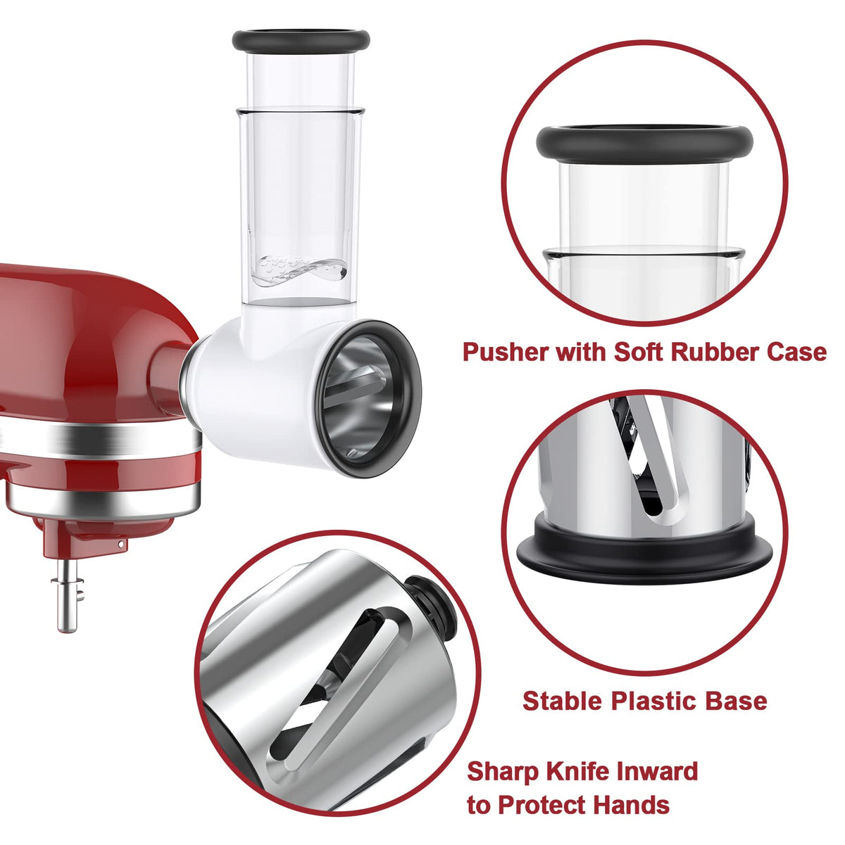 GVODE blades are top rack dishwasher safe for easy cleaning.