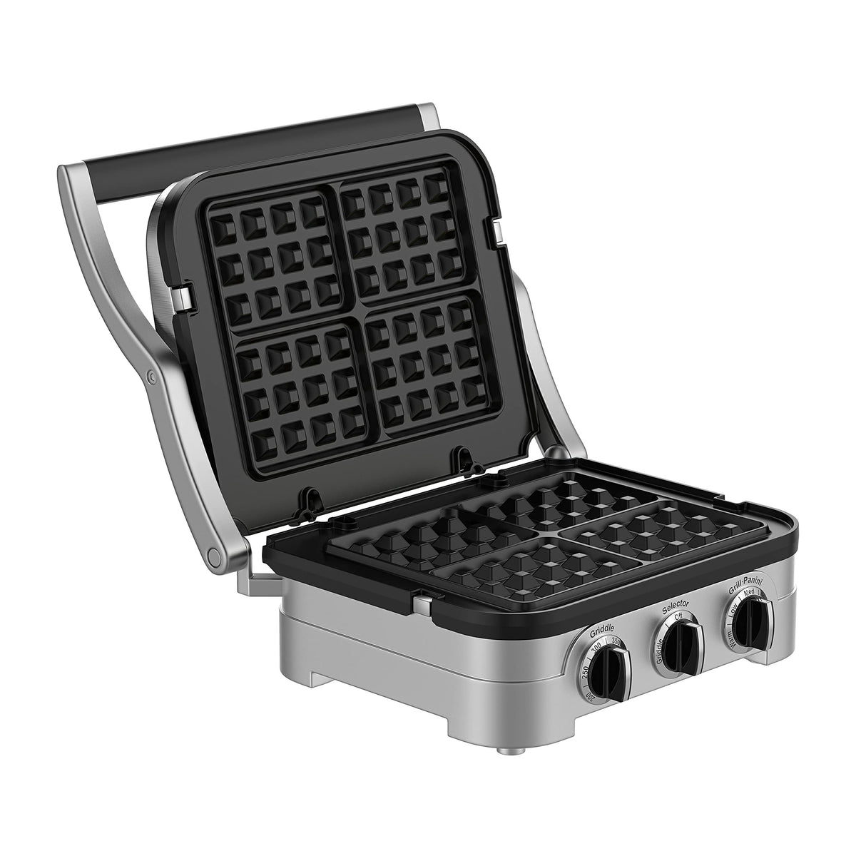 GVODE waffle plates for Cuisinart GRID-8N deliver four-pocket waffles with even heat