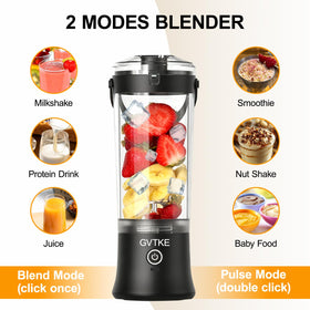 GVTKE 20oz blending cup ready for quick servings