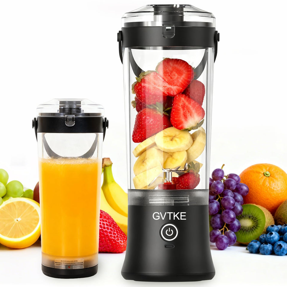 GVTKE portable blender dual mode for on-the-go blending