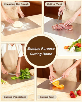 GVUHR dishwasher-safe cutting board for easy cleanup