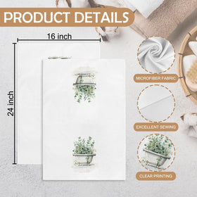 GWFSJYU lifestyle decor towel pack adds eucalyptus charm to any room.