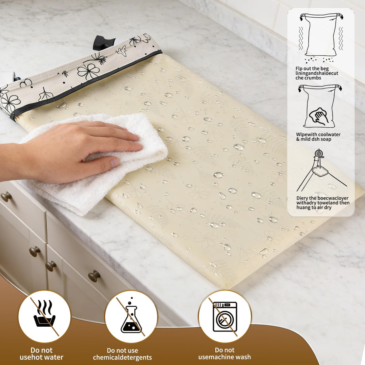 GWTQMJI freezer-safe bread bags preserve bread and baked goods.