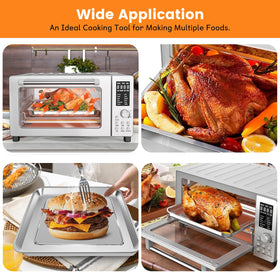 GWY dishwasher safe crisper plate for Nuwave Bravo 12in easy cleaning