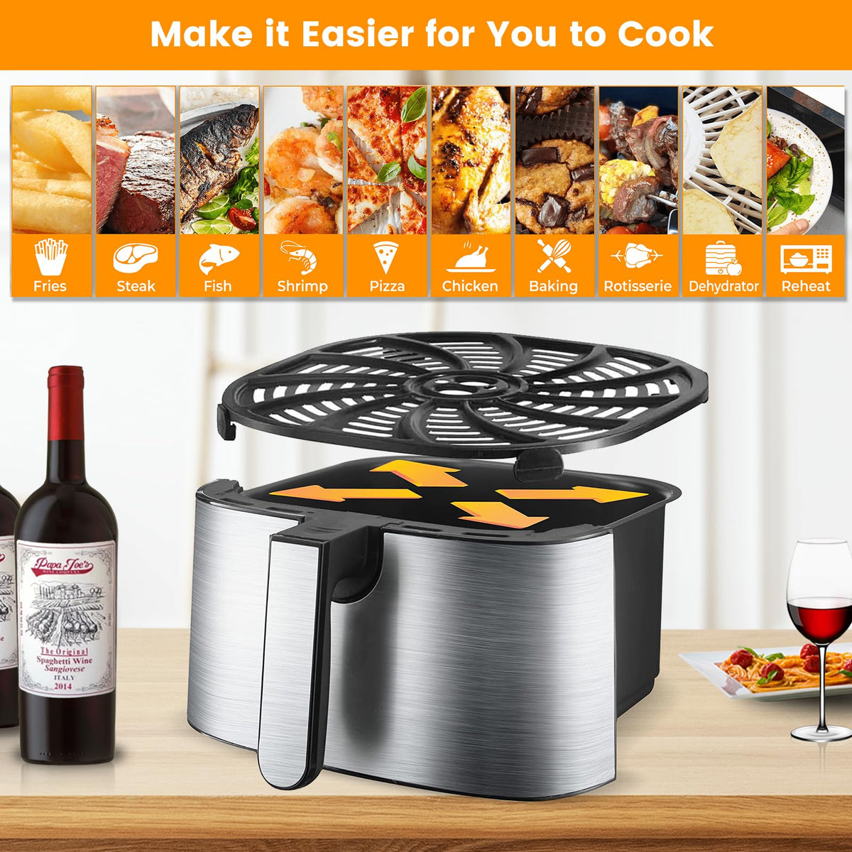 GWY dishwasher-safe grill pan for quick cleanup