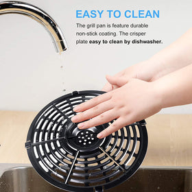 GWY stainless steel with nonstick coating ensures durable release and easy cleanup