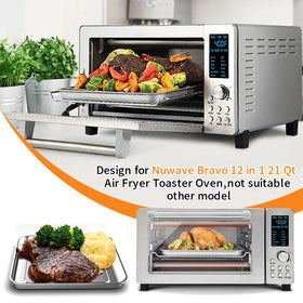 GWY grill plate for Nuwave Bravo 12in enables versatile grilling